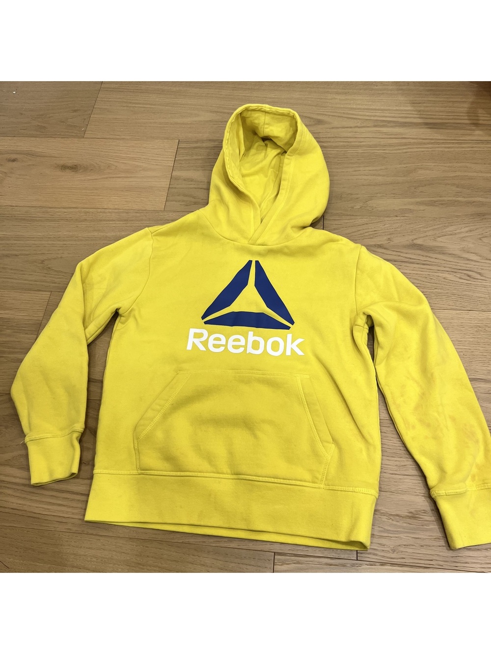 Reebok Kids Yellow Hoodie – Size 8